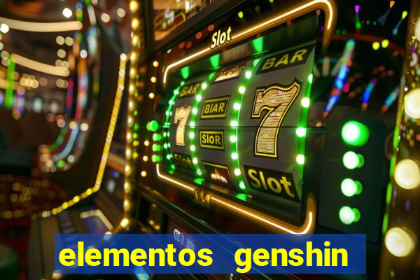 elementos genshin impact fraquezas